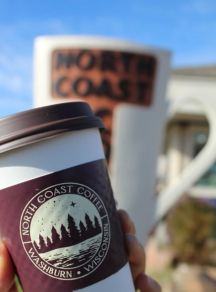 coffee cup form North Coast Coffee Washburn, WI